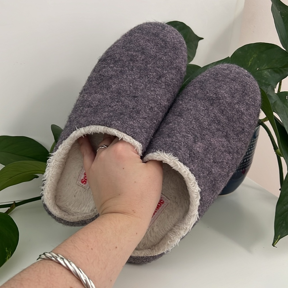 Softmoc Saturn 3 Purple Wool Slippers - Picture 9 of 12